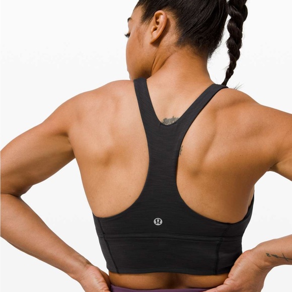 LULULEMON Wunder Train Longline Bra In Black Women’s 6 - Picture 1 of 6